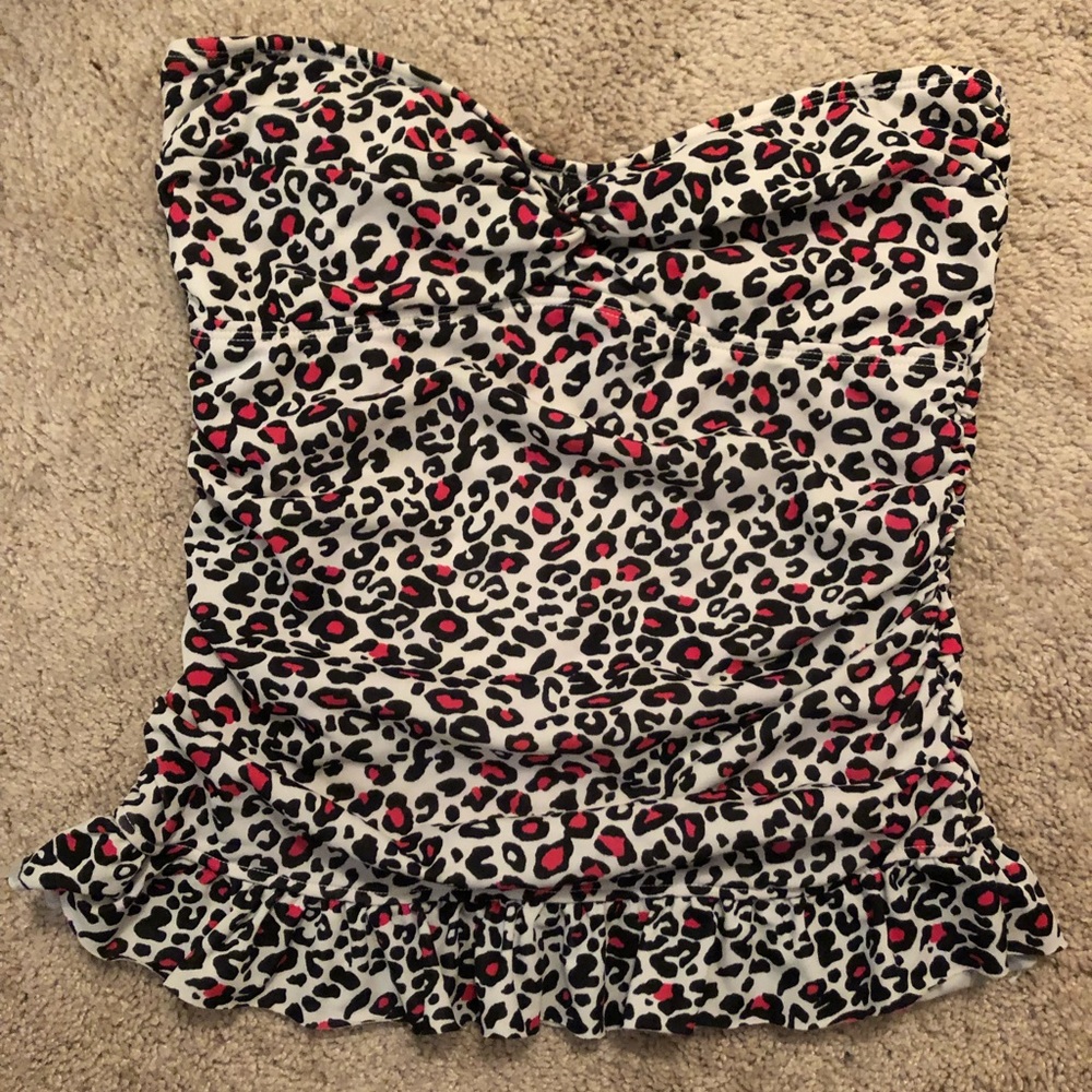 Tube top bathing suit top